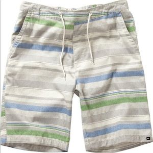 Quiksilver Board Walker Elastic Waist Shorts Sz 32